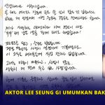 Aktor Lee Seung Gi Umumkan Bakal Menikah