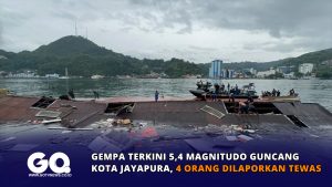 Gempa Terkini 5,4 Magnitudo Guncang Kota Jayapura, 4 Orang Dilaporkan Tewas