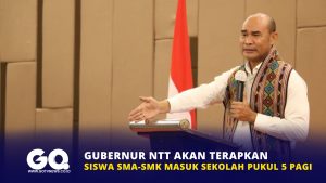 Gubernur NTT akan Terapkan Siswa SMA-SMK Masuk Sekolah Pukul 5 Pagi