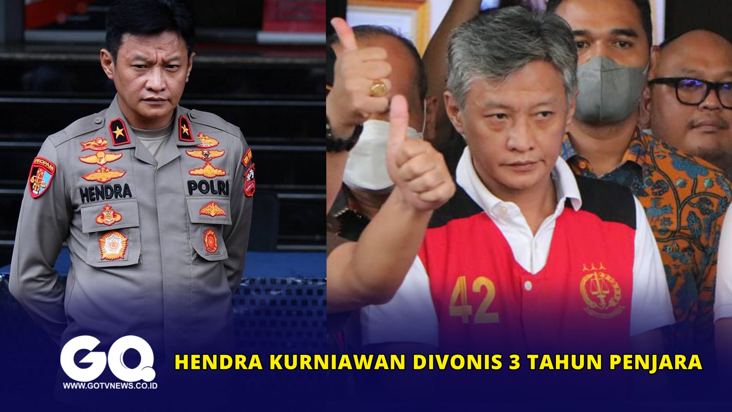 Hendra Kurniawan Divonis 3 Tahun Penjara - Gotvnews