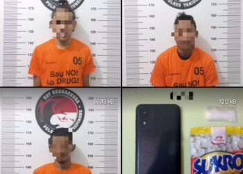 Polisi Tangkap Tiga Orang Diduga Pengedar Narkoba di Tanjungpinang