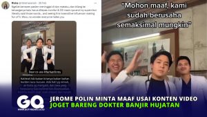 Jerome Polin Minta Maaf Usai Konten Video Joget Bareng Dokter Banjir Hujatan