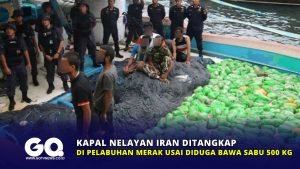 Kapal Nelayan Iran Ditangkap di Pelabuhan Merak Usai Diduga Bawa Sabu 500 Kg