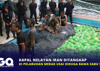 Kapal Nelayan Iran Ditangkap di Pelabuhan Merak Usai Diduga Bawa Sabu 500 Kg