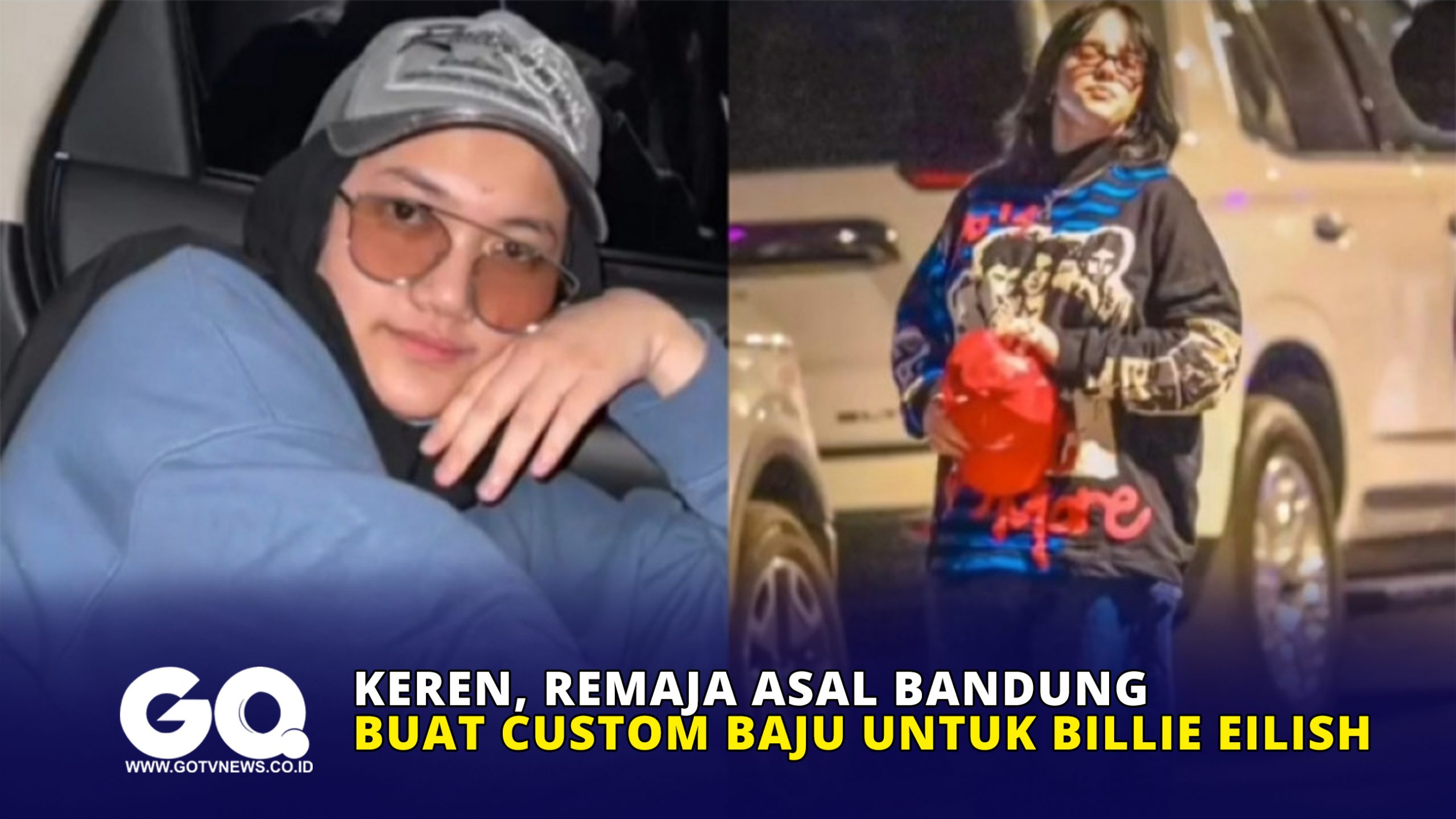 Keren, Remaja asal Bandung Buat Custom Baju untuk Billie Eilish