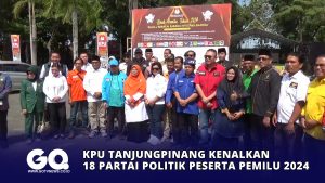 KPU Tanjungpinang Kenalkan 18 Partai Politik Peserta Pemilu 2024