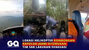 Lokasi Helikopter Rombongan Kapolda Jambi Ditemukan, Tim SAR Lakukan Evakuasi