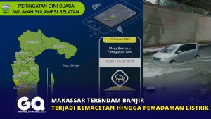 Makassar Terendam Banjir, Terjadi Kemacetan hingga Pemadaman Listrik