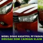 Mobil Dinas Kasatpol PP Padang Panjang Dirusak Demi Cairkan Klaim Asuransi