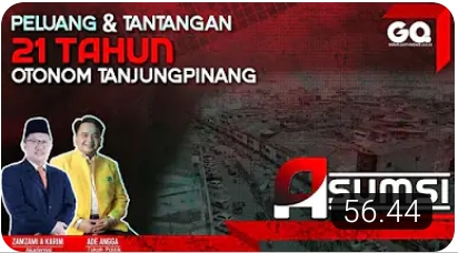 Peluang dan Tantangan 21 Tahun Otonom Tanjungpinang