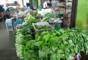 Harga Sayur Mayur di Pasar Barek Motor Kijang Naik