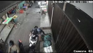Aksi Pencuri Gasak Belasan Kilogram Cabai Merah Terekam CCTV