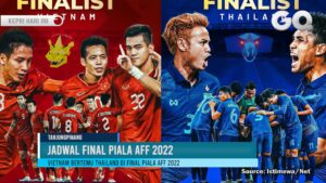 Jadwal Final Piala AFF 2022, Vietnam vs Thailand