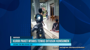 Kurir Paket di Banyuasin Ditusuk Konsumen Gegara Tak Mau Bayar COD