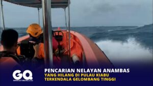 Pencarian Nelayan Anambas yang Hilang di Pulau Kiabu Terkendala Gelombang Tinggi