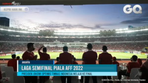 Presiden Jokowi Optimis Timnas Indonesia Melaju ke Final Piala AFF 2022