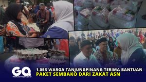 1.053 Warga Tanjungpinang Terima Bantuan Paket Sembako dari Zakat ASN