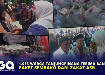 1.053 Warga Tanjungpinang Terima Bantuan Paket Sembako dari Zakat ASN
