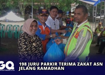 198 Juru Parkir Terima Zakat ASN Jelang Ramadhan