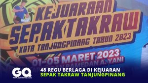 48 Regu Berlaga di Kejuaran Sepak Takraw Tanjungpinang