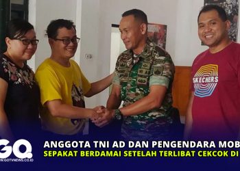 Anggota TNI AD dan Pengendara Mobil Sepakat Berdamai Setelah Terlibat Cekcok di Jalan