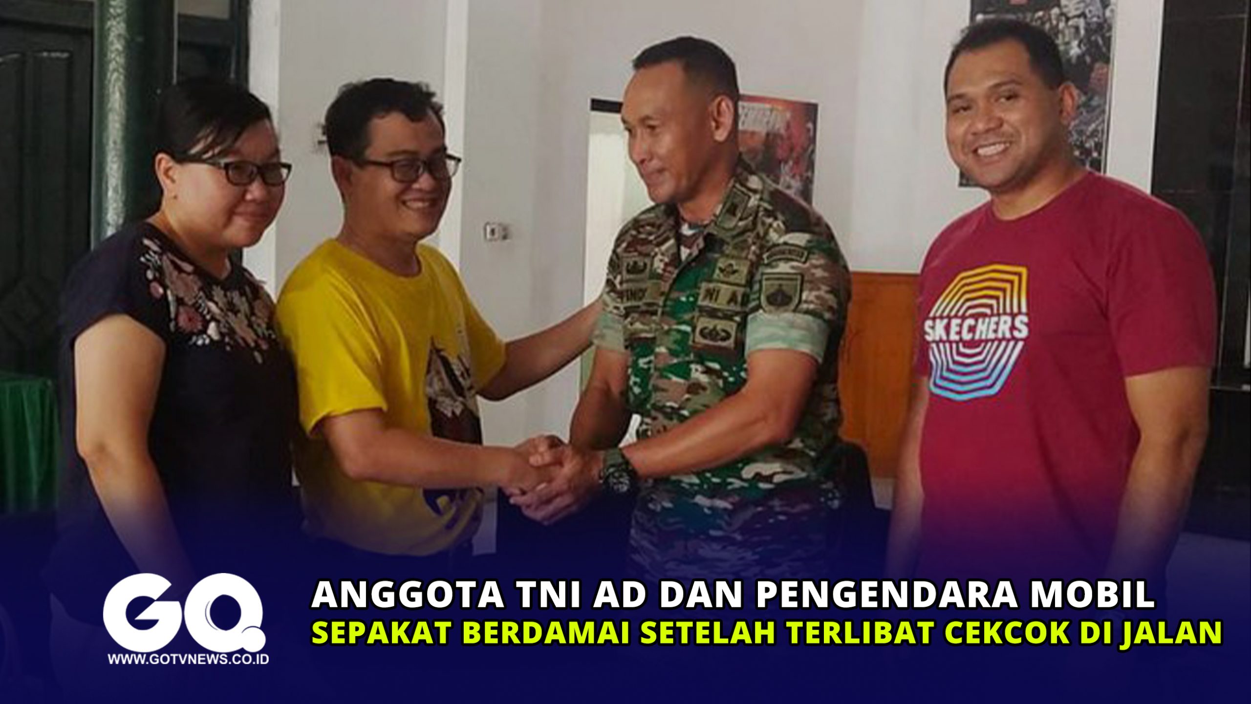 Anggota TNI AD dan Pengendara Mobil Sepakat Berdamai Setelah Terlibat Cekcok di Jalan
