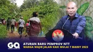 Aturan Baru Pemprov NTT, Warga Wajib Jalan Kaki Mulai 7 Maret 2023