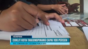 Coklit Kota Tanjungpinang Capai 100 persen, Ada 1.535 Orang Pemilih Baru