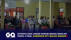 Ditanya Soal Dasar Hukum Masuk Sekolah Pukul 5 Pagi, Gubernur NTT Malah Ngegas