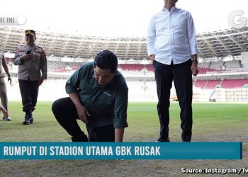 Usai Konser BLACKPINK, Rumput Stadion Utama GBK Rusak