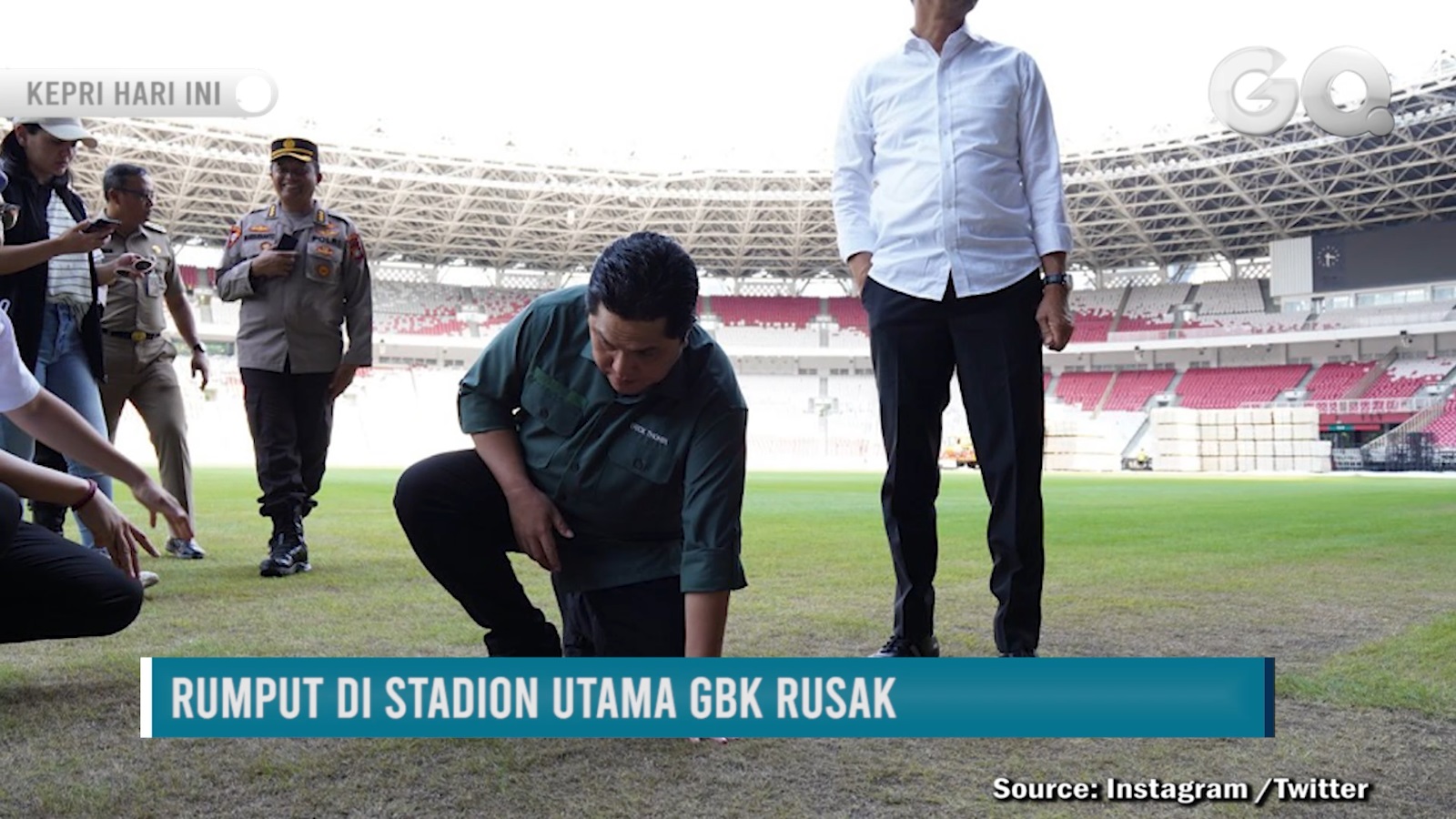 Usai Konser BLACKPINK, Rumput Stadion Utama GBK Rusak