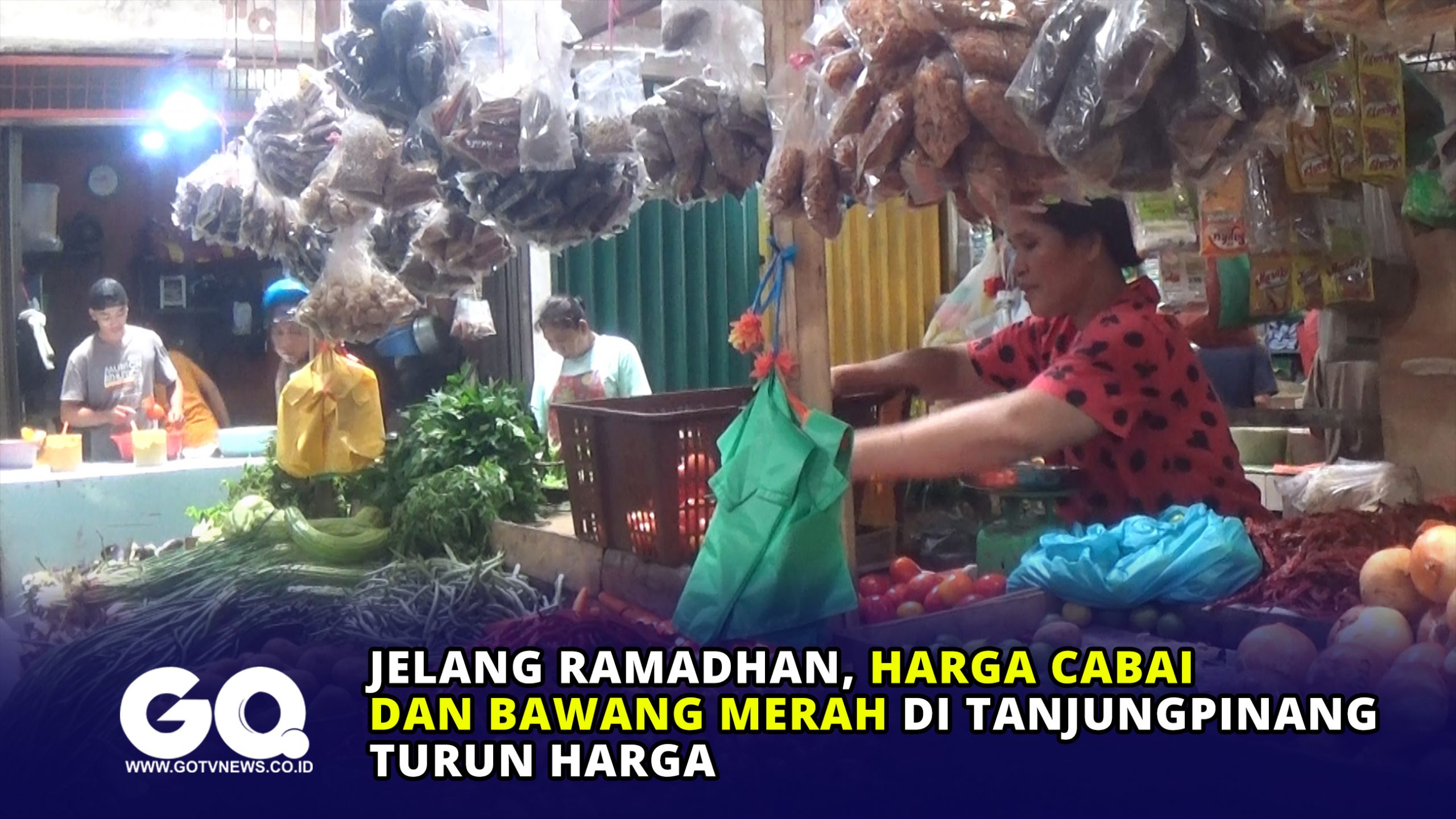 Jelang Ramadhan, Harga Cabai dan Bawang Merah di Tanjungpinang Turun Harga