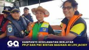 Kampanye Keselamatan Berlayar, PPLP Dan PWI Bintan Bagikan 40 Life Jacket