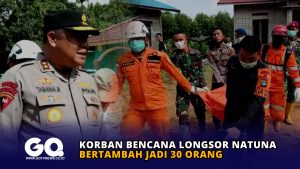 Korban Bencana Longsor Natuna Bertambah Jadi 30 Orang