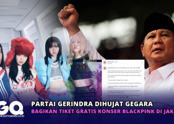 Partai Gerindra Dihujat Gegara Bagikan Tiket Gratis Konser BLACKPINK di Jakarta