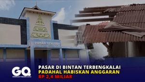 Pasar di Bintan Terbengkalai Padahal Habiskan Anggaran Rp 2,4 Miliar