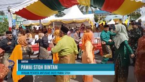 Ribuan Peserta Antusias Ikuti Pawai STQH Bintan ke 12