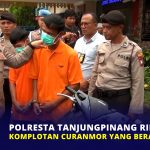 Polresta Tanjungpinang Ringkus Komplotan Curanmor yang Beraksi di 8 TKP