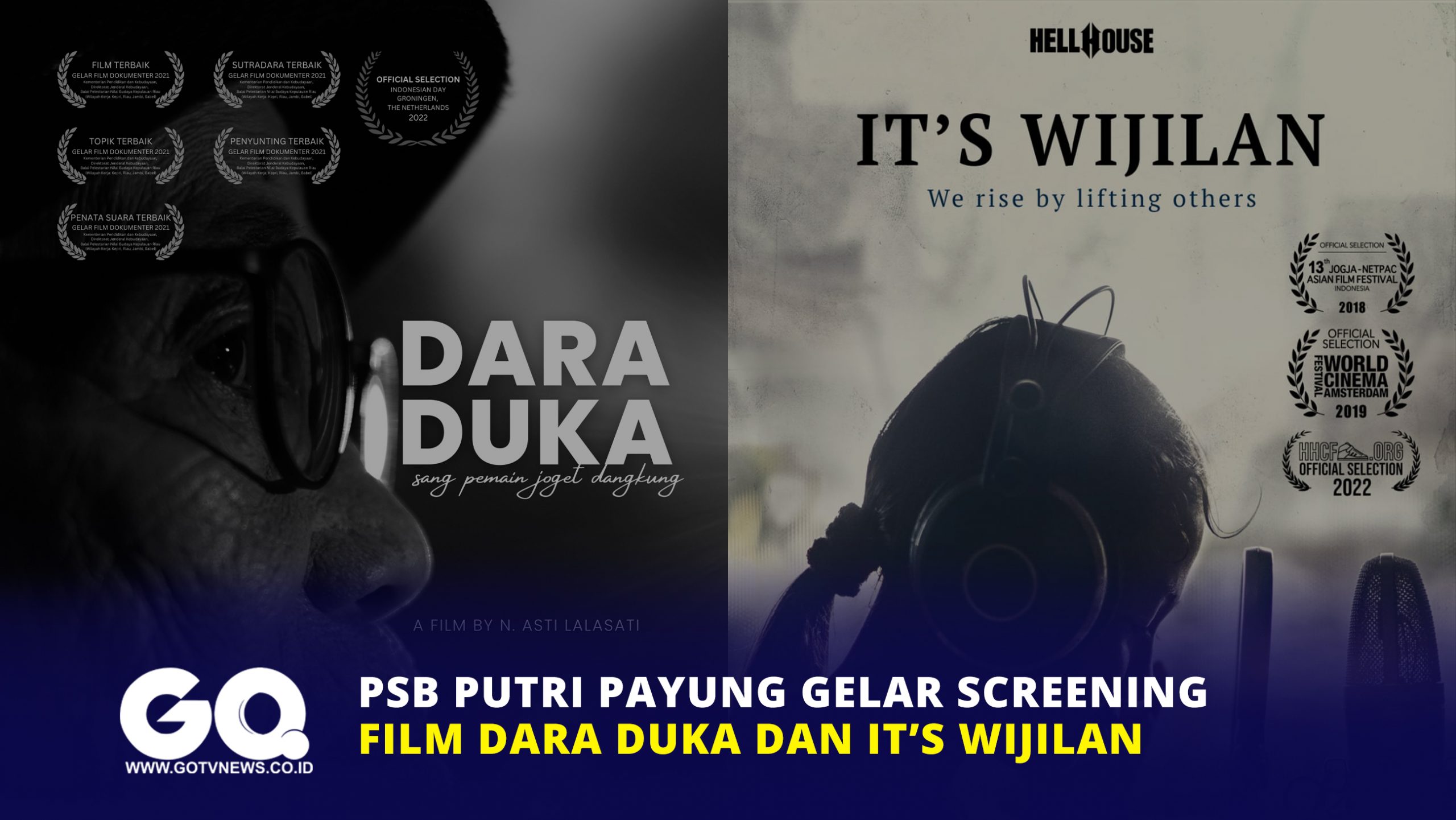 PSB Putri Payung Gelar Screening Film Dara Duka dan Its Wijilan