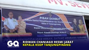 Ridwan Chaniago Resmi Jabat Kepala KSOP Tanjungpinang