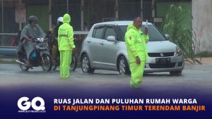 Ruas Jalan dan Puluhan Rumah Warga di Tanjungpinang Timur Terendam Banjir