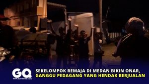 Sekelompok Remaja di Medan Bikin Onar, Ganggu Pedagang yang Hendak Berjualan