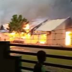 Gedung Aula MAN Tanjungpinang Terbakar