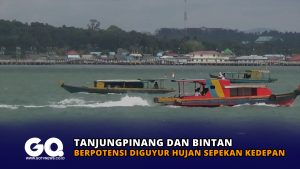 Tanjungpinang dan Bintan Berpotensi Diguyur Hujan Sepekan Kedepan