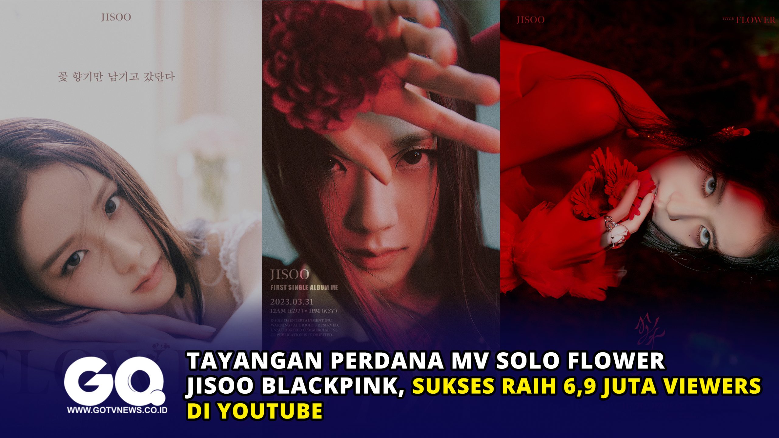 Tayangan Perdana MV Solo Flower Jisoo BLACKPINK, Sukses Raih 6,9 Juta Viewers di Youtube