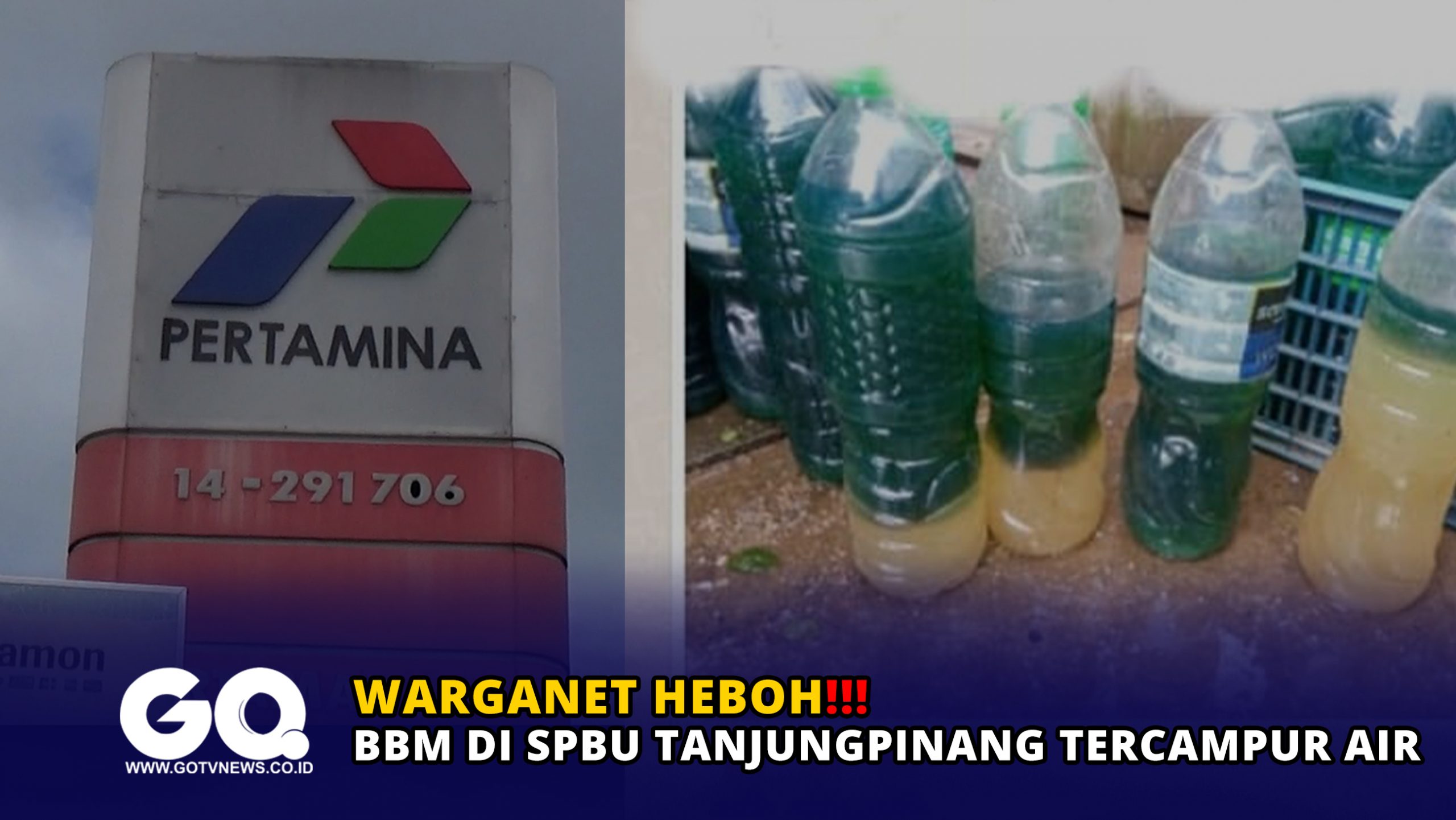 Warganet Heboh, BBM di SPBU Tanjungpinang Tercampur Air