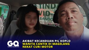 Akibat Kecanduan Pil Koplo, Wanita Cantik di Magelang Nekat Curi Motor