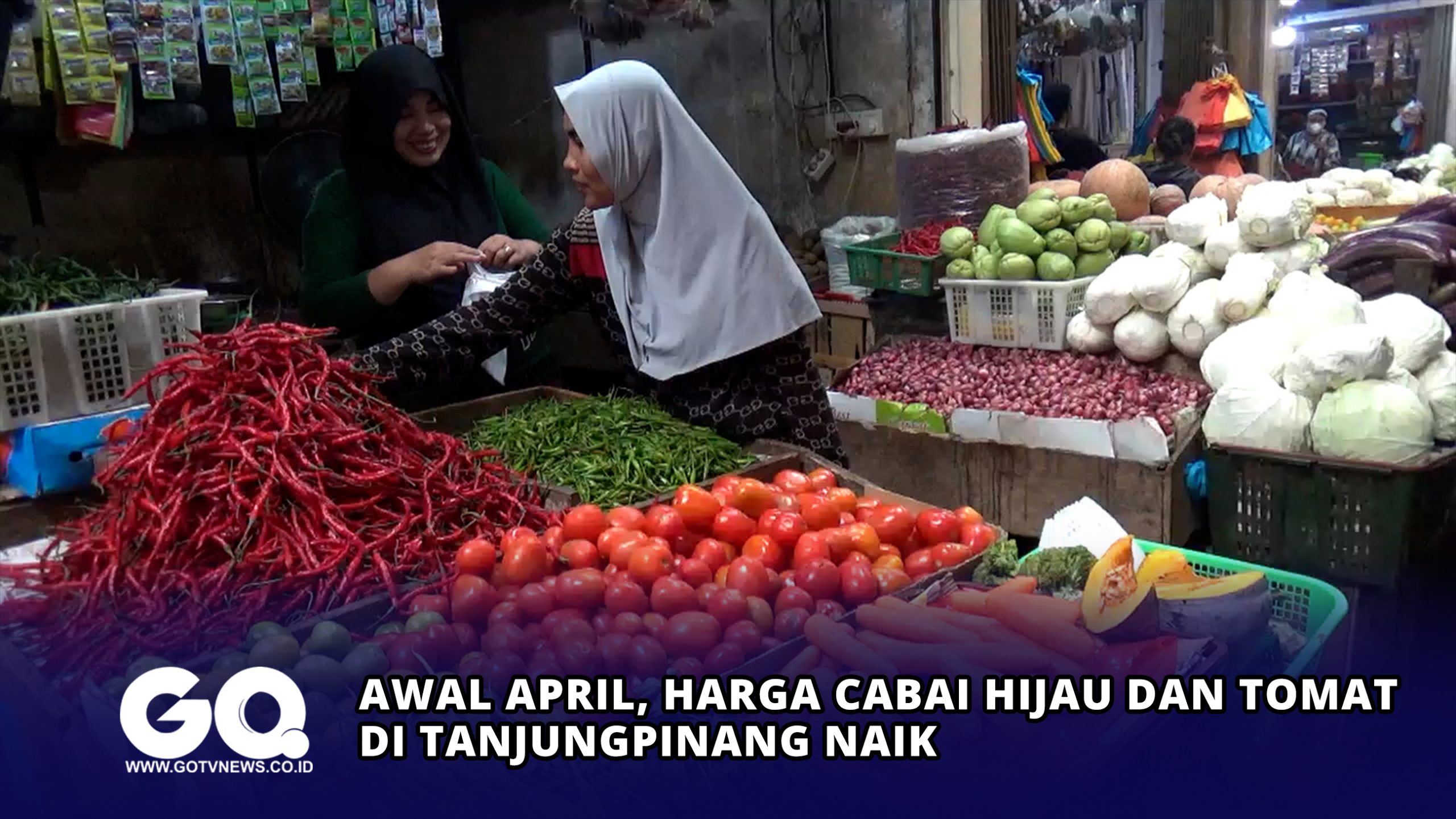Awal April, Harga Cabai Hijau dan Tomat di Tanjungpinang Naik