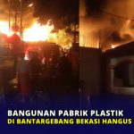 Bangunan Pabrik Plastik di Bantargebang Bekasi Hangus Terbakar