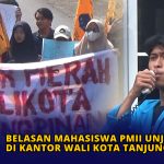 Belasan Mahasiswa PMII Unjuk Rasa di Kantor Wali Kota Tanjungpinang